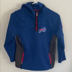 Buffalo bills polyester quarter zip hoodie. Boys